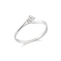 Anillo Comete Mujer Oro 375‰ in Oro blanco Diamante KANB1900